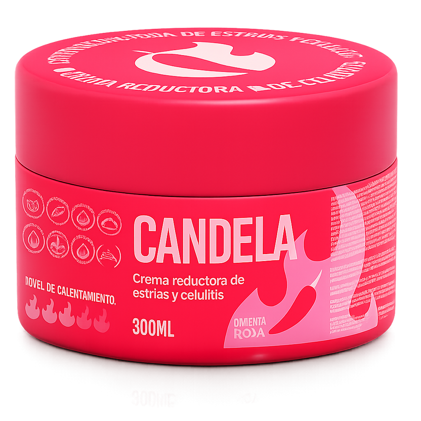 CANDELA Crema Reductora de Estrías y Celulitis